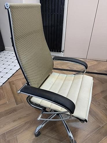 Офис шкафтары: Офис креслолор, Дөңгөлөктүү, түсү - Саргыч боз lalafo.kg да — 2 Офис шкафтары: Офис креслолор, Дөңгөлөктүү, түсү - Саргыч боз — 2