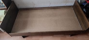 Односпальная кровать, Б/у, Каркас без матраса, длина - 190 см at lalafo.kg Односпальная кровать, Б/у, Каркас без матраса, длина - 190 см