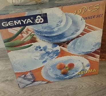 Набор столовой посуды GEMYA AROMA, 19 предметов. - Комплектация at lalafo.kg Набор столовой посуды GEMYA AROMA, 19 предметов. - Комплектация