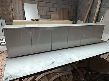 Комод для одежды, Без зеркала, ЛДСП, цвет - Серый at lalafo.kg Комод для одежды, Без зеркала, ЛДСП, цвет - Серый