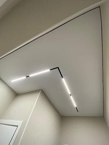 натижные потолки: Натяжные потолки - Встроенные линейные LED-профили: ровные световые at lalafo.kg — 5 натижные потолки: Натяжные потолки - Встроенные линейные LED-профили: ровные световые — 5