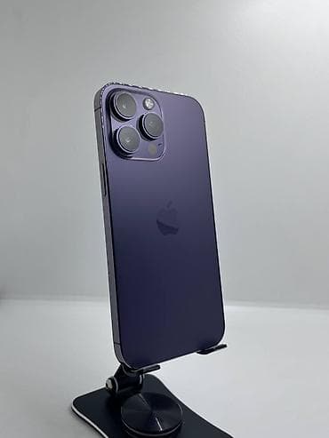 IPhone 14 Pro Max, Б/у, 256 ГБ, Deep Purple, Защитное стекло, Чехол, 78 % at lalafo.kg IPhone 14 Pro Max, Б/у, 256 ГБ, Deep Purple, Защитное стекло, Чехол, 78 %
