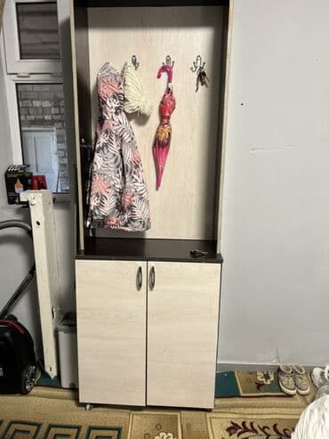 Шкаф-прихожая, Без зеркала, ЛДСП at lalafo.kg Шкаф-прихожая, Без зеркала, ЛДСП