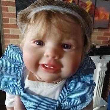 Кукла-реборн (реалистичная малышка) - Реалистичное личико с улыбкой и at lalafo.kg Кукла-реборн (реалистичная малышка) - Реалистичное личико с улыбкой и