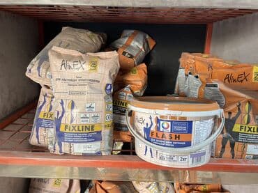 Затирка и клеевые смеси AlinEX - Серия FIXLINE — клей для at lalafo.kg Затирка и клеевые смеси AlinEX - Серия FIXLINE — клей для