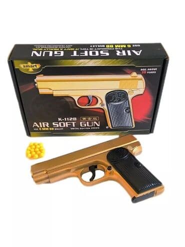 Airsoft Gun K-112B железный игрушечный пистолет! Полностью из at lalafo.kg Airsoft Gun K-112B железный игрушечный пистолет! Полностью из