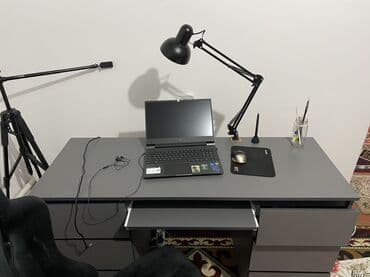 СРОЧНО ‼️ Продаётся массивный, функциональный стол, купленный всего at lalafo.kg СРОЧНО ‼️ Продаётся массивный, функциональный стол, купленный всего