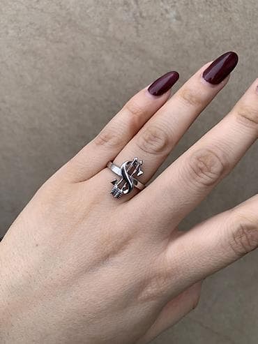 Күмүш сөйкөлөр: Серебристое кольцо с символом доллара - Материал: серебро 925 - lalafo.kg да — 2 Күмүш сөйкөлөр: Серебристое кольцо с символом доллара - Материал: серебро 925 - — 2