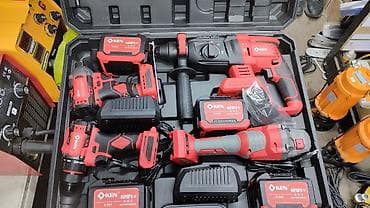 Кен 4в1 4 набор 4 батарейка в комплекте набор шуруповёрт гайковерт at lalafo.kg Кен 4в1 4 набор 4 батарейка в комплекте набор шуруповёрт гайковерт