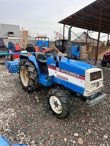 Мини-трактор Mitsubishi MT2501 с навесной фрезой Основные at lalafo.kg Мини-трактор Mitsubishi MT2501 с навесной фрезой Основные