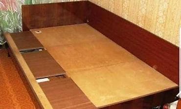 Диван-кровать с деревянным каркасом - Трансформер: днем — диван с lalafo.kg да — 1 Диван-кровать с деревянным каркасом - Трансформер: днем — диван с — 1