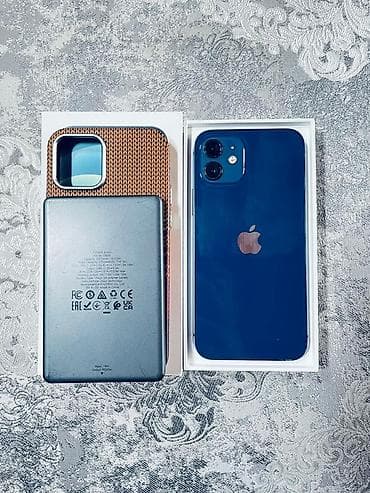 IPhone 12, 128 ГБ, Синий, Коробка, 78 % at lalafo.kg IPhone 12, 128 ГБ, Синий, Коробка, 78 %