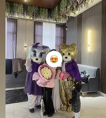 Ростовая кукла, Зверушка, Медведь at lalafo.kg Ростовая кукла, Зверушка, Медведь