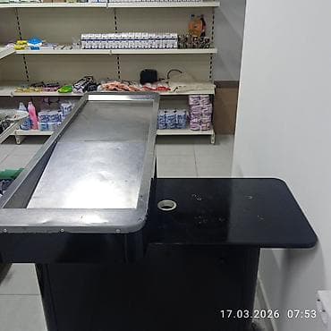 Офис креслолору: Кассовый прилавок для магазина - Материал столешницы: нержавеющая lalafo.kg да — 2 Офис креслолору: Кассовый прилавок для магазина - Материал столешницы: нержавеющая — 2