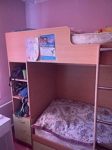 Продаю двух ярусную кровать at lalafo.kg — 1 Продаю двух ярусную кровать — 1