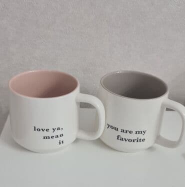 Парные кружки. Новые! Большой объем! Можно использовать как пивные. В at lalafo.kg Парные кружки. Новые! Большой объем! Можно использовать как пивные. В