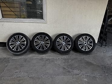 Дөңгөлөктөр монтажда 245 / 50 / R 18, Кыш, Колдонулган, Комплект, Жеңил унаалар, Куйма, тешиктери - 5 lalafo.kg да Дөңгөлөктөр монтажда 245 / 50 / R 18, Кыш, Колдонулган, Комплект, Жеңил унаалар, Куйма, тешиктери - 5