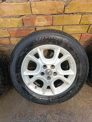 Колеса в сборе 225 / 65 / R 17, Зима, Б/у, Комплект, Легковые, Литые, отверстий - 5 at lalafo.kg Колеса в сборе 225 / 65 / R 17, Зима, Б/у, Комплект, Легковые, Литые, отверстий - 5