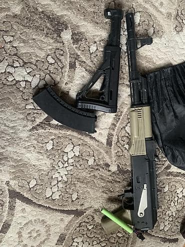 Электропневматический орбибольный автомат (AEG) в стиле АК at lalafo.kg Электропневматический орбибольный автомат (AEG) в стиле АК