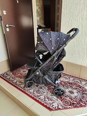 Коляска, цвет - Черный, Б/у at lalafo.kg Коляска, цвет - Черный, Б/у