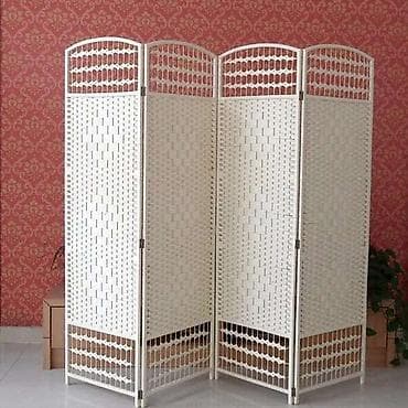 комнатные перегородки: Складная перегородка для комнаты, состоящая из четырех секций at lalafo.kg — 1 комнатные перегородки: Складная перегородка для комнаты, состоящая из четырех секций — 1