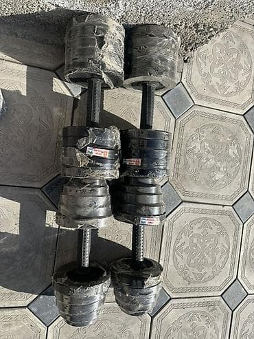 Разборные гантели с регулировкой веса 15+15кг 4500 / 20+20кг 6000с - at lalafo.kg Разборные гантели с регулировкой веса 15+15кг 4500 / 20+20кг 6000с -