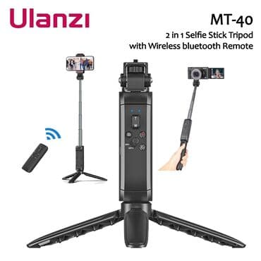 Ulanzi MT-40 — универсальный 2-в-1 монопод‑штатив с беспроводным at lalafo.kg Ulanzi MT-40 — универсальный 2-в-1 монопод‑штатив с беспроводным