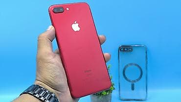 IPhone 7 Plus, Б/у, 256 ГБ, Красный, Чехол, 100 % at lalafo.kg IPhone 7 Plus, Б/у, 256 ГБ, Красный, Чехол, 100 %