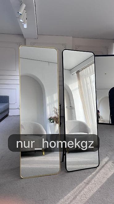 Зеркало Напольное Подвесное Все модели зеркал можно установить на at lalafo.kg Зеркало Напольное Подвесное Все модели зеркал можно установить на