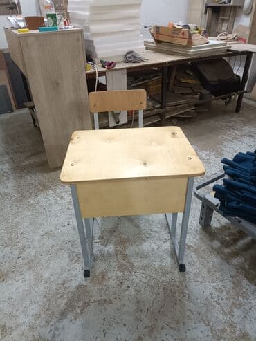 Бычуучу столдор: Ученическая парта одноместная Выполнена из металла толщиной 1.2 мм lalafo.kg да — 2 Бычуучу столдор: Ученическая парта одноместная Выполнена из металла толщиной 1.2 мм — 2