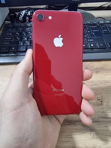 IPhone 8, Б/у, 64 ГБ, Красный, 100 % at lalafo.kg IPhone 8, Б/у, 64 ГБ, Красный, 100 %