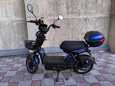 Электроскутер DRONGO (городской) - Электропривод с задним at lalafo.kg Электроскутер DRONGO (городской) - Электропривод с задним