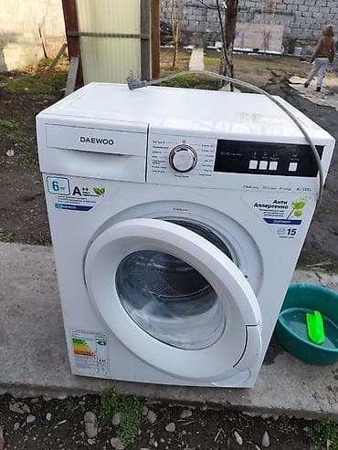 Стиральная машина DAEWOO, фронтальная загрузка. Характеристики: - at lalafo.kg Стиральная машина DAEWOO, фронтальная загрузка. Характеристики: -