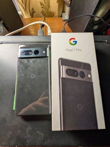Google Pixel 7 Pro, Б/у, 256 ГБ, цвет - Черный, 1 SIM, eSIM at lalafo.kg Google Pixel 7 Pro, Б/у, 256 ГБ, цвет - Черный, 1 SIM, eSIM
