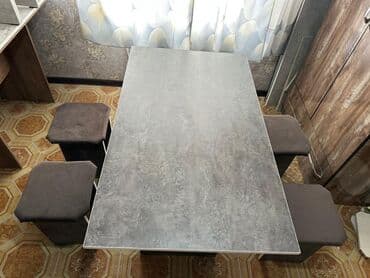 Бычуучу столдор: Ашкана үчүн үстөл, Жаңы, Тик бурчтуу, Бүктөлбөгөн lalafo.kg да — 9 Бычуучу столдор: Ашкана үчүн үстөл, Жаңы, Тик бурчтуу, Бүктөлбөгөн — 9