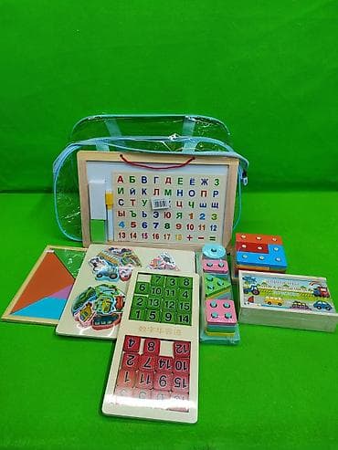 Игрушки деревянный набор для развития ребенка🌟 Комплектация товара: 2 at lalafo.kg — 1 Игрушки деревянный набор для развития ребенка🌟 Комплектация товара: 2 — 1