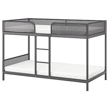 IKEA, Двухъярусная металлическая кровать для детской комнаты. И 2 at lalafo.kg IKEA, Двухъярусная металлическая кровать для детской комнаты. И 2