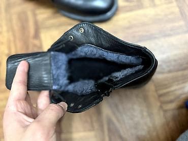 Мужские зимние ботинки-дерби из черной гладкой кожи. (Lloyd) lalafo.kg да — 4 Мужские зимние ботинки-дерби из черной гладкой кожи. (Lloyd) — 4