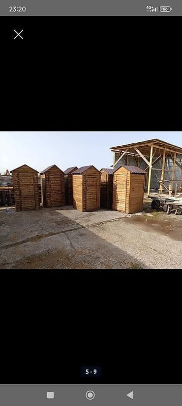 Туалетная кабинка, будка, Материал: Дерево at lalafo.kg Туалетная кабинка, будка, Материал: Дерево