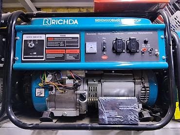 Бензиновый генератор RICHDA 7000E - Максимальная мощность: 6000 Вт - at lalafo.kg Бензиновый генератор RICHDA 7000E - Максимальная мощность: 6000 Вт -