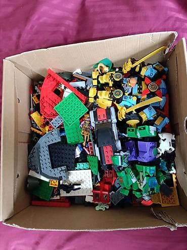 Сборная коробка LEGO - Большая коробка со смешанной подборкой деталей at lalafo.kg Сборная коробка LEGO - Большая коробка со смешанной подборкой деталей