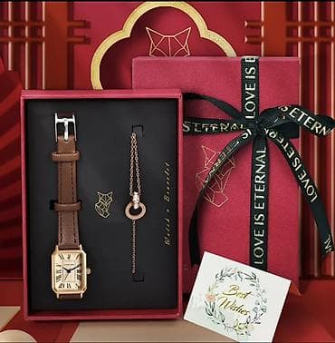 Колье: Подарочный набор: часы и браслет доставка 14-19 дней смотрите инст at lalafo.kg — 2 Колье: Подарочный набор: часы и браслет доставка 14-19 дней смотрите инст — 2