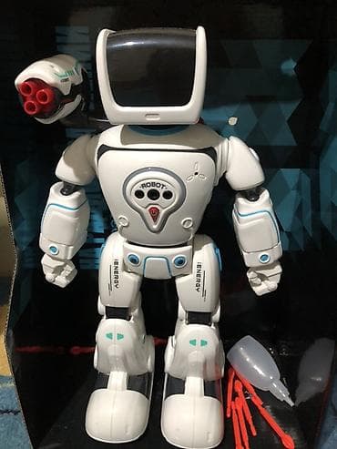 Интерактивный робот-игрушка - Гуманоидный дизайн, большой at lalafo.kg Интерактивный робот-игрушка - Гуманоидный дизайн, большой