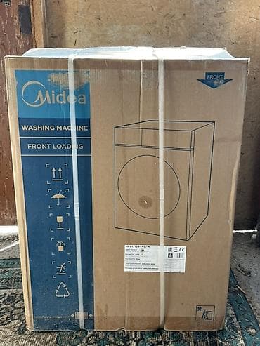 Стиральная машина Midea MF01712BS40/W, фронтальная загрузка. Основные lalafo.kg да Стиральная машина Midea MF01712BS40/W, фронтальная загрузка. Основные