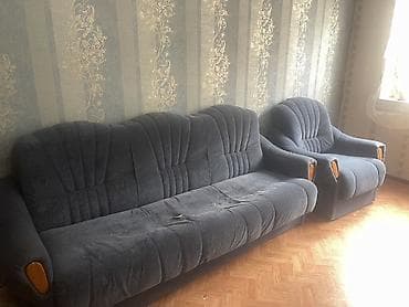 Комплект мягкой мебели, цвет - Серый at lalafo.kg Комплект мягкой мебели, цвет - Серый