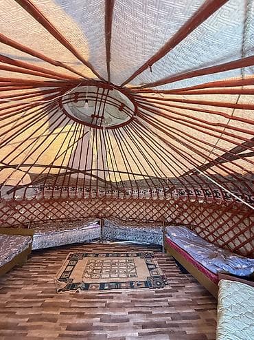 Сдаются Юрта с интерьером под мероприятие - Традиционная круглая юрта at lalafo.kg Сдаются Юрта с интерьером под мероприятие - Традиционная круглая юрта