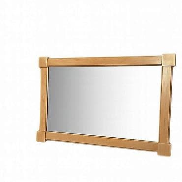 Зеркало в деревянной раме (дуб), размер 120 см х 85 см, Италия at lalafo.kg Зеркало в деревянной раме (дуб), размер 120 см х 85 см, Италия