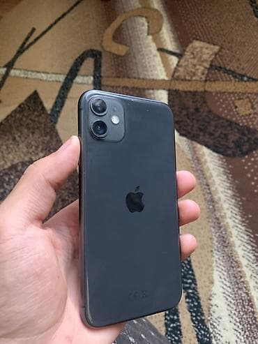 IPhone 11, Новый, 128 ГБ, Черный, Защитное стекло, Чехол, 74 % at lalafo.kg IPhone 11, Новый, 128 ГБ, Черный, Защитное стекло, Чехол, 74 %