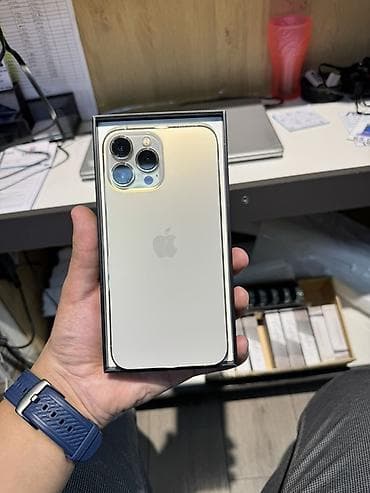 IPhone 13 Pro Max, Б/у, 256 ГБ, Золотой, Коробка, 78 % at lalafo.kg IPhone 13 Pro Max, Б/у, 256 ГБ, Золотой, Коробка, 78 %