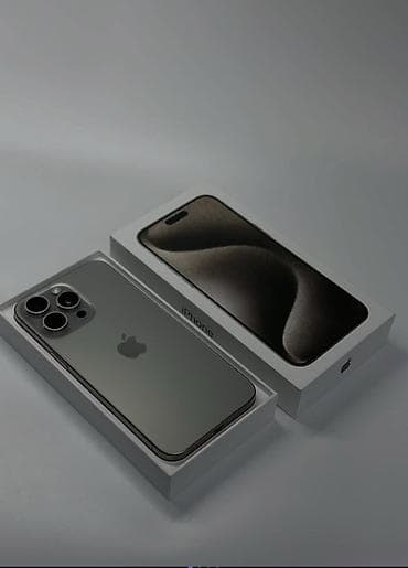 IPhone 15 Pro, Natural Titanium, Коробка at lalafo.kg IPhone 15 Pro, Natural Titanium, Коробка